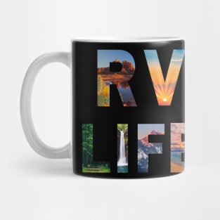 RV Life Camping Adventure Images Mug